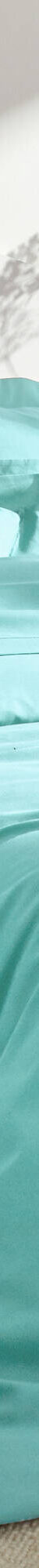 Linge de lit uni polyester-coton Colombine (lagon) Linge de lit uni polyester-coton Colombine (lagon)